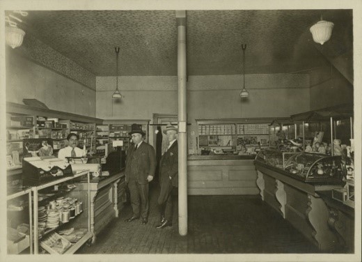 Vaishno Das Bagai in His Store in San Francisco